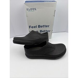 Klogs Footwear Mens Slip-On SHARK Slip Resistant USA Made Black Size 13